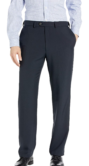 Classic fit navy dress slacks by Haggar