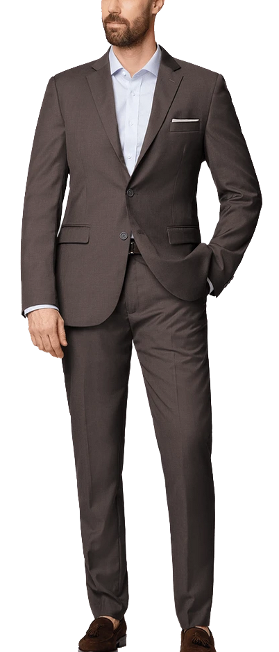 grey cotton suit by Hockerty