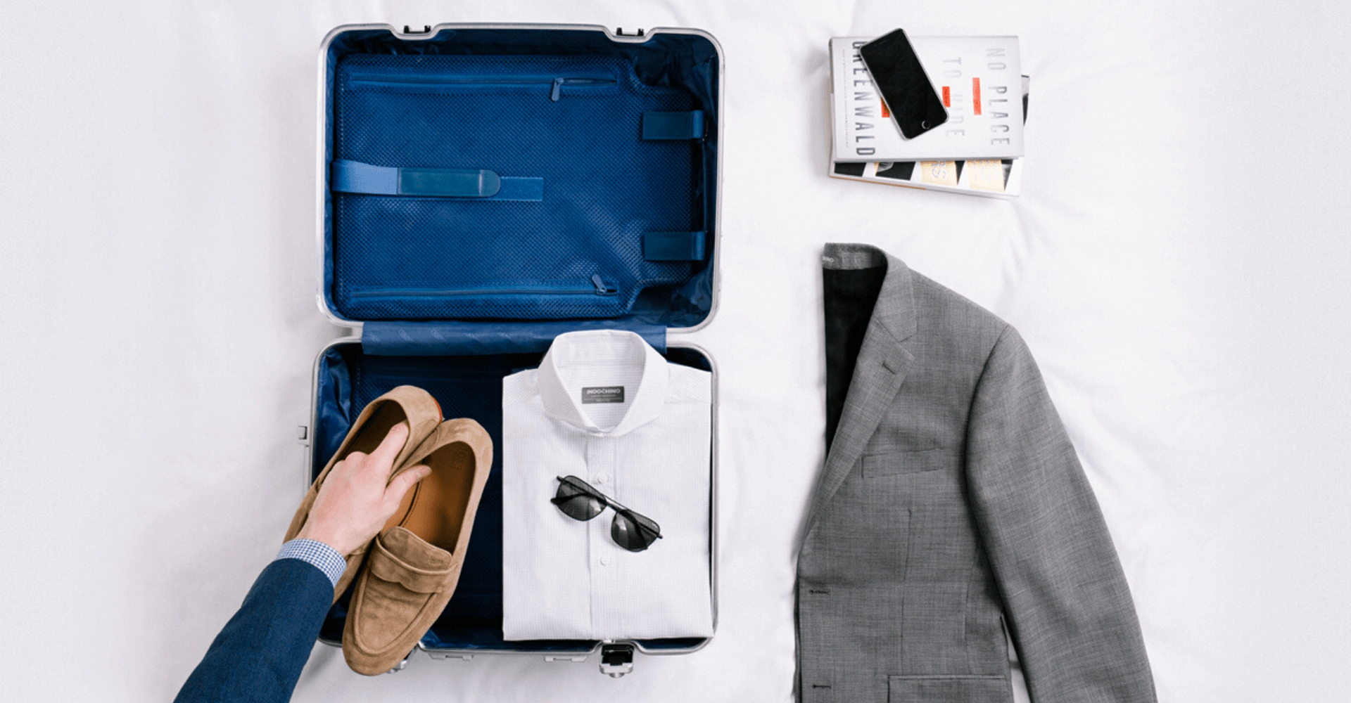 travel carry on with suit