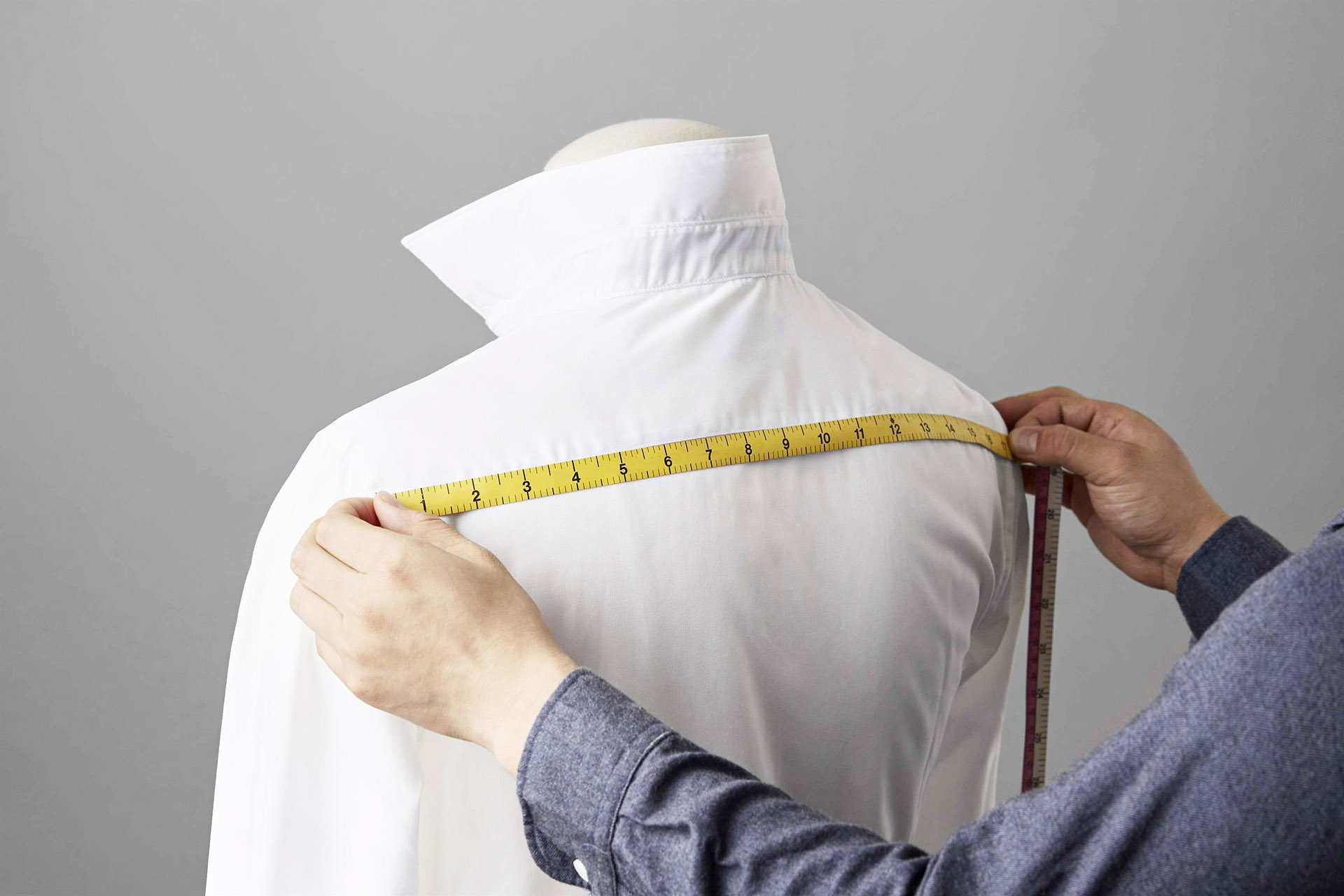 how to measure for a mens dress shirt