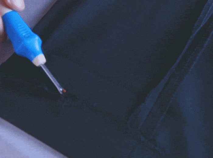 how to remove the original hem from your suit pants