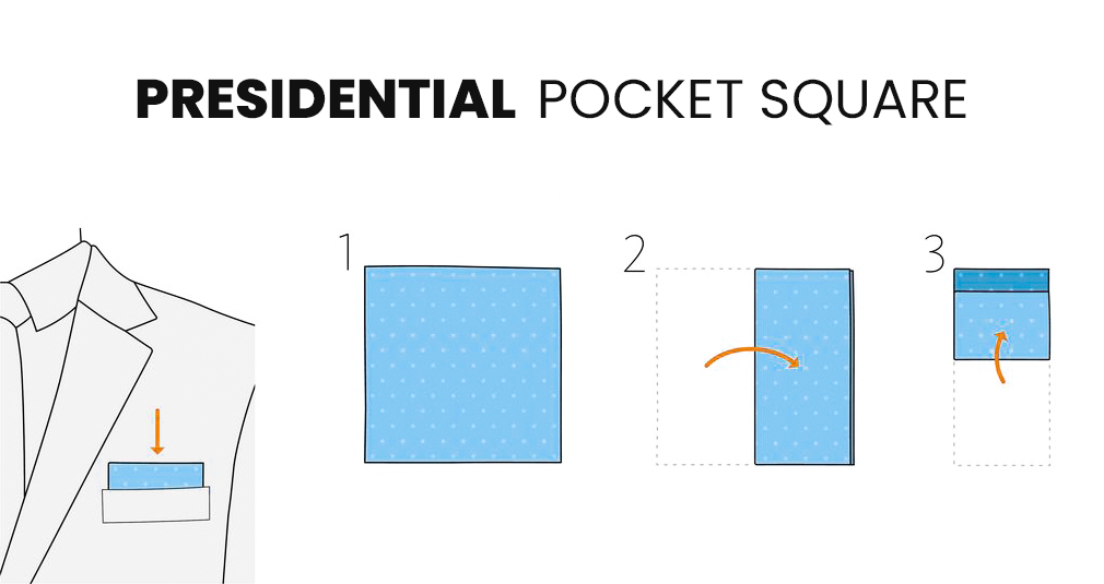 how to simply fold a pocket square