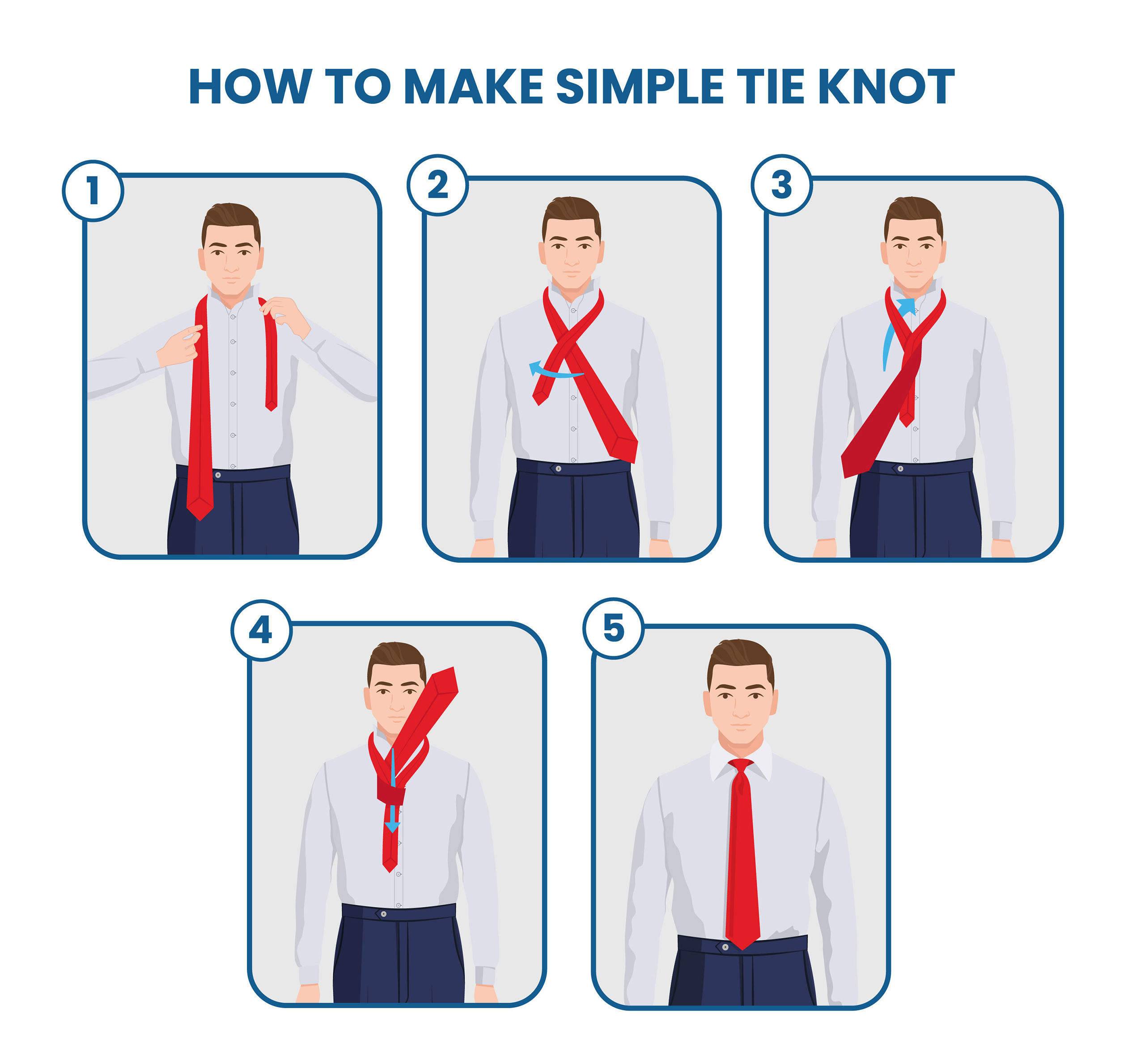 How to tie a tie - Quick and Easy 