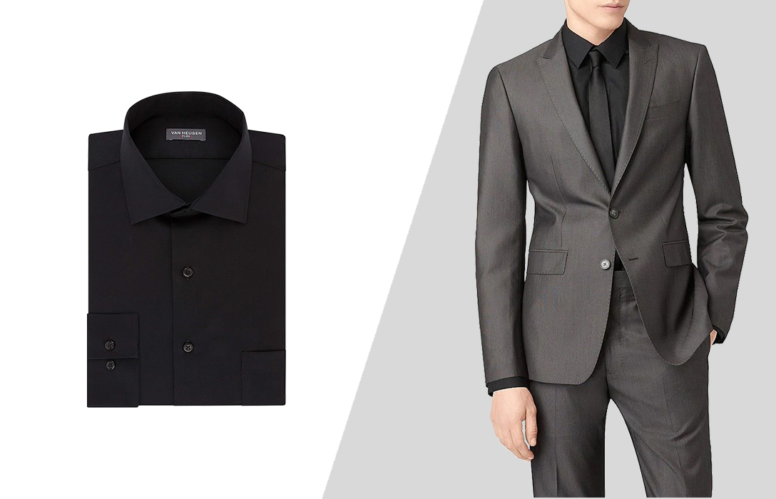 What Shirts Wear With Black Suit?