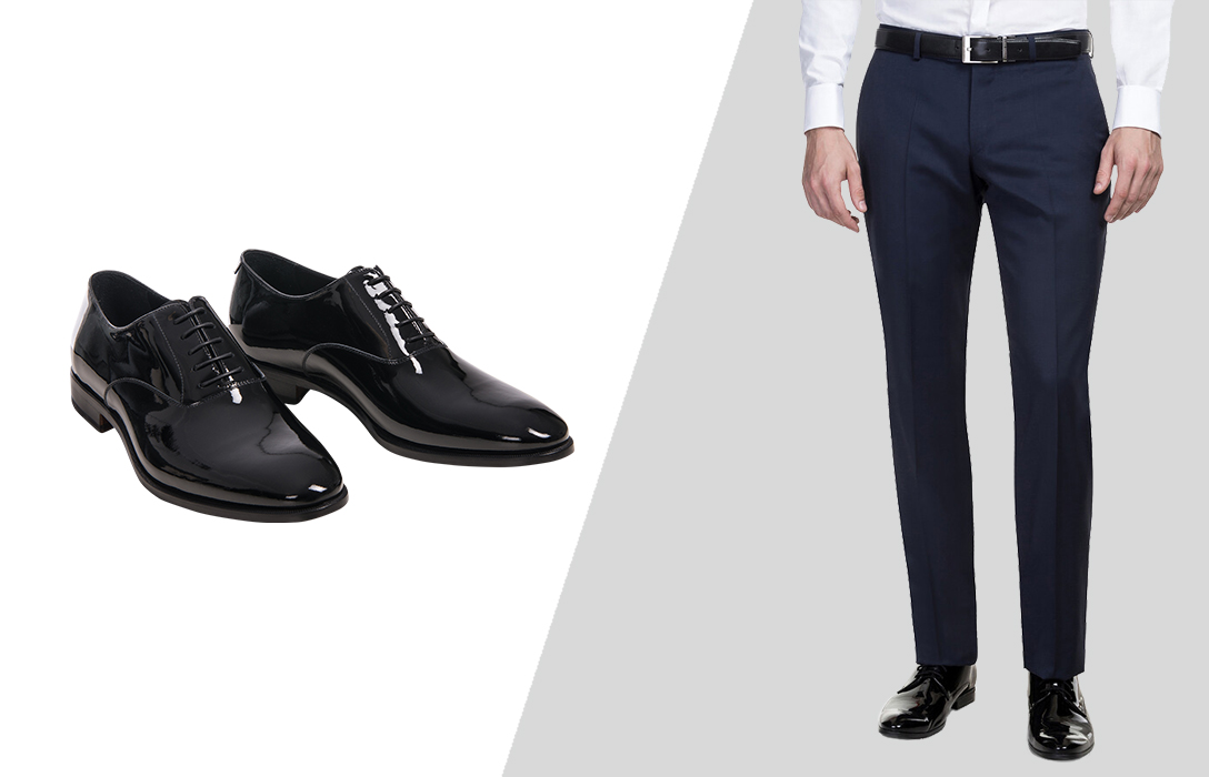 Navy Pants \u0026 Black Shoes for Men