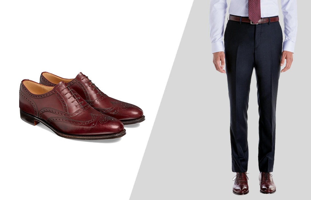 What Color Trousers To Wear With Burgundy Shoes Visual Coordination Guide 