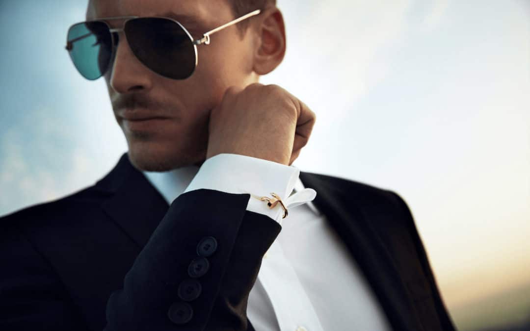 how to wear cufflinks with a shirt and a suit