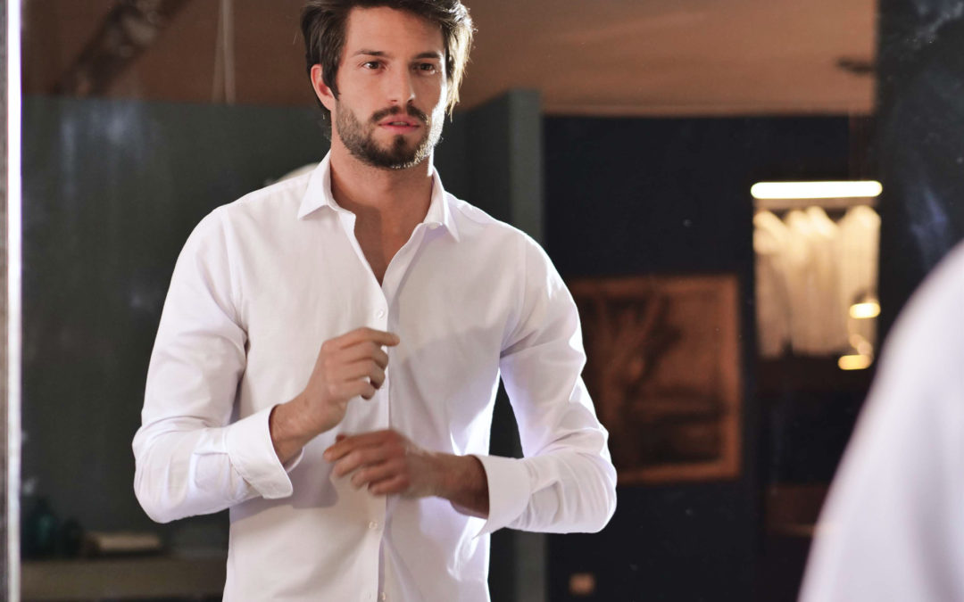 how to wear a dress shirt cover