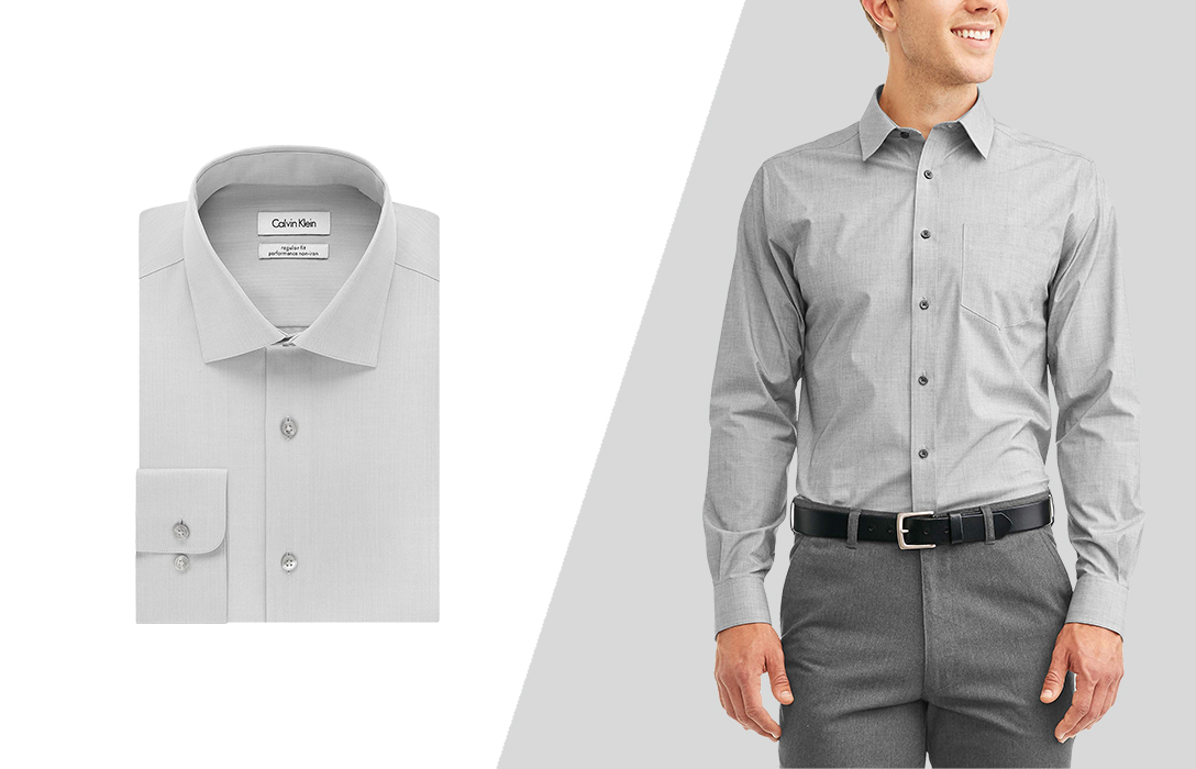 how to wear light grey dress shirt