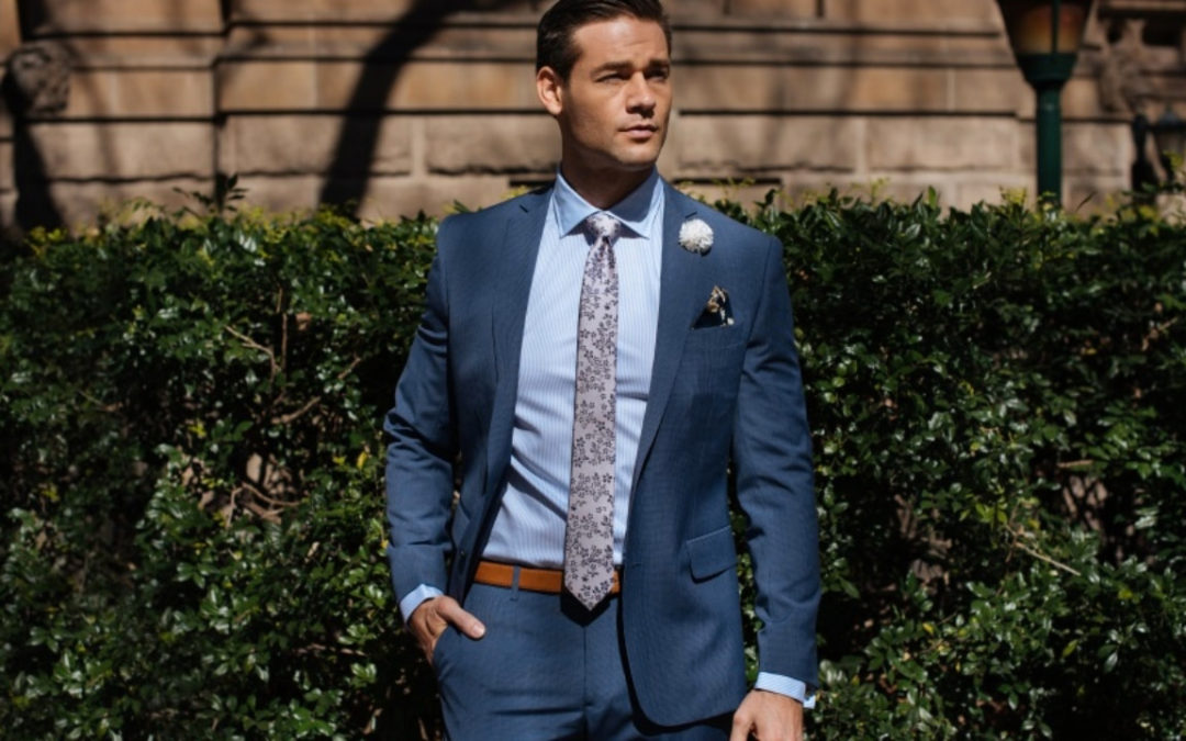 how to wear men's blue dress shirt & possible color combinations