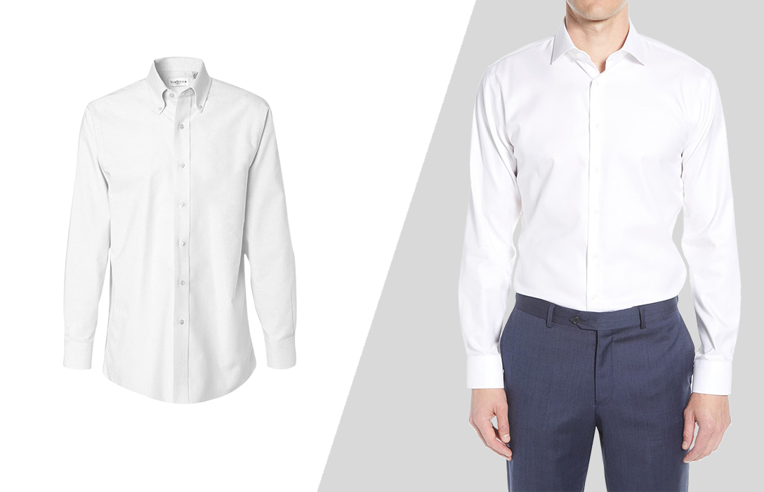 how to wear a rounded hem dress shirt