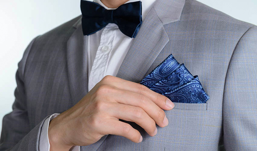 how to wear the stairs fold pocket square