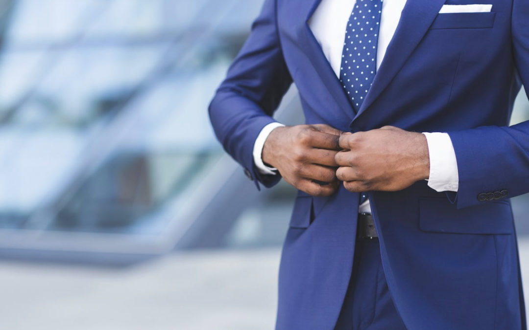 how to wear the blue suit