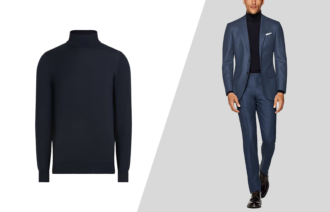 How To Master The Turtleneck With A Suit Look - Suits Expert