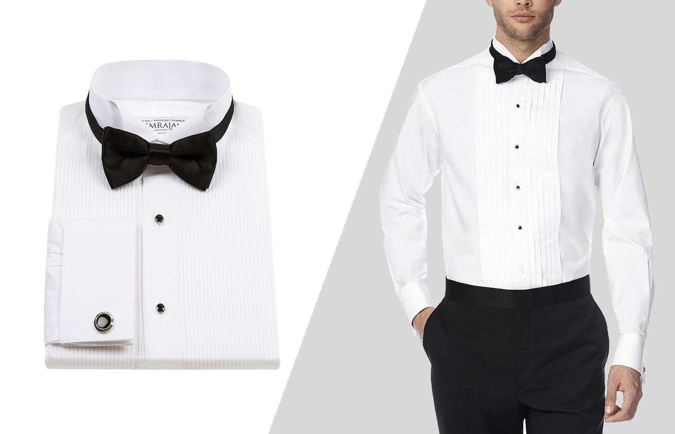 how to wear a tuxedo shirt