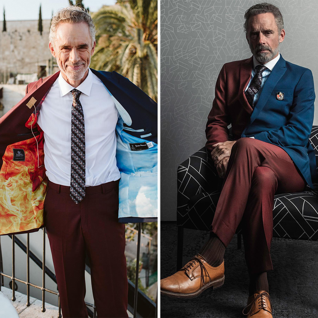 Jordan Peterson's famous bespoke suit