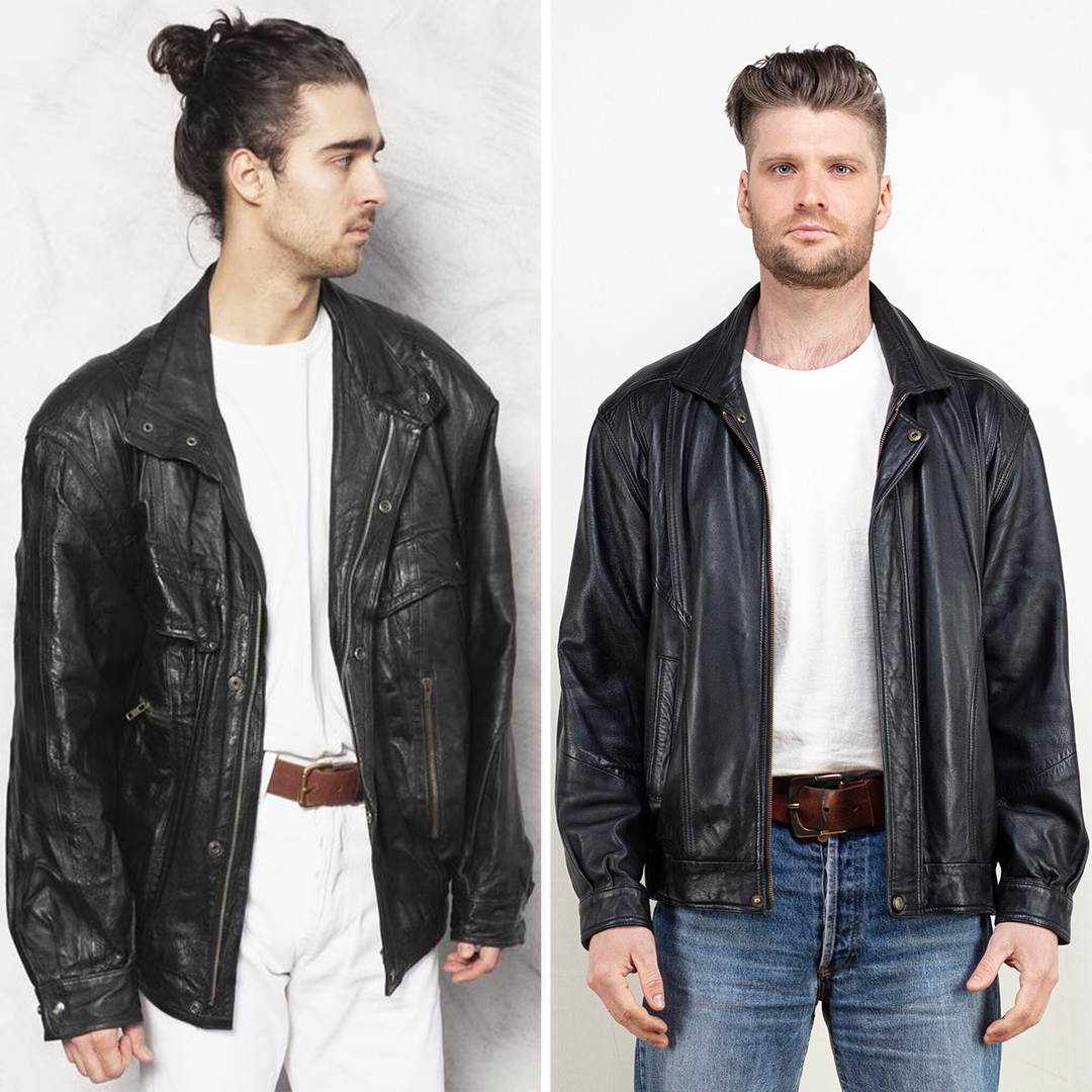 90s leather biker jackets