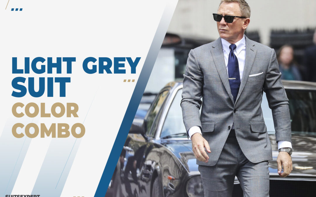 light grey suit color combinations with a shirt and tie