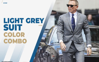 Light Grey Suit Color Combinations With Shirt and Tie