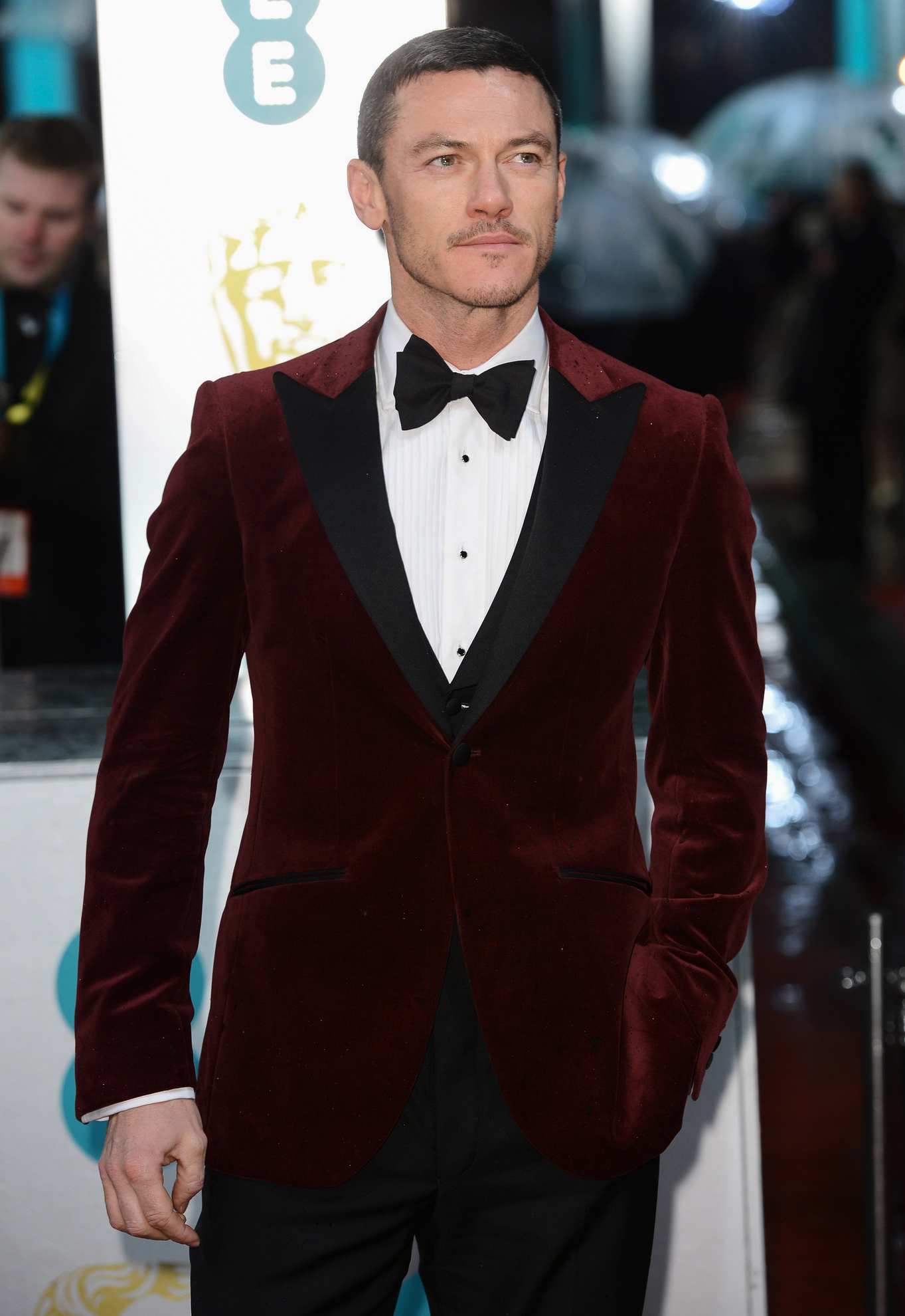 maroon red velvet tuxedo with shirt and bow tie