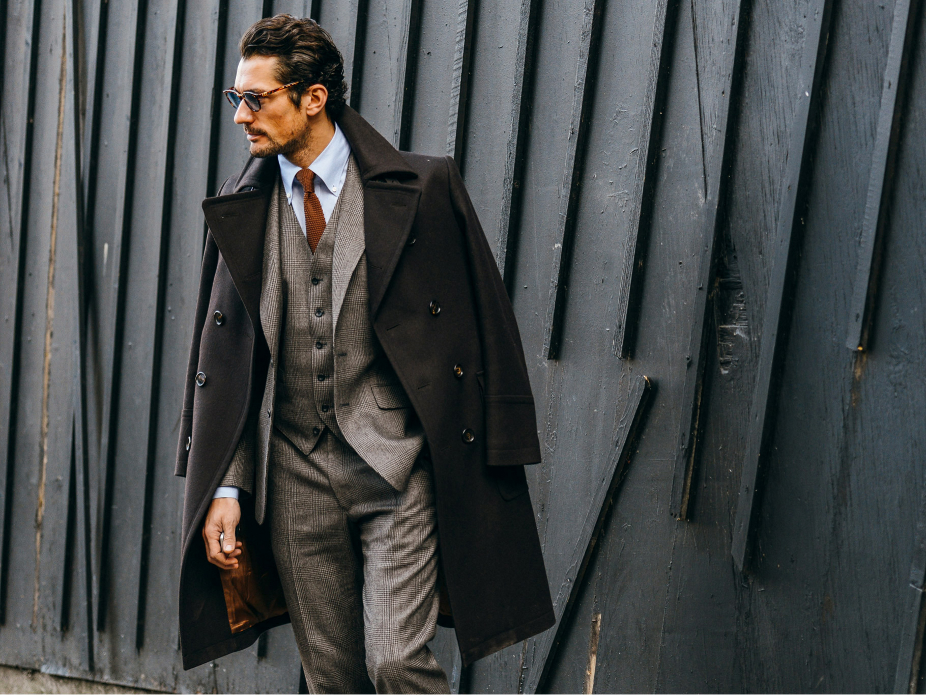 Peacoat Over A Suit | escapeauthority.com