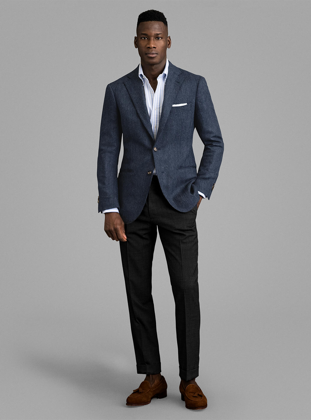 11 Navy Blazer & Black Pants Outfits for Men - Suits Expert