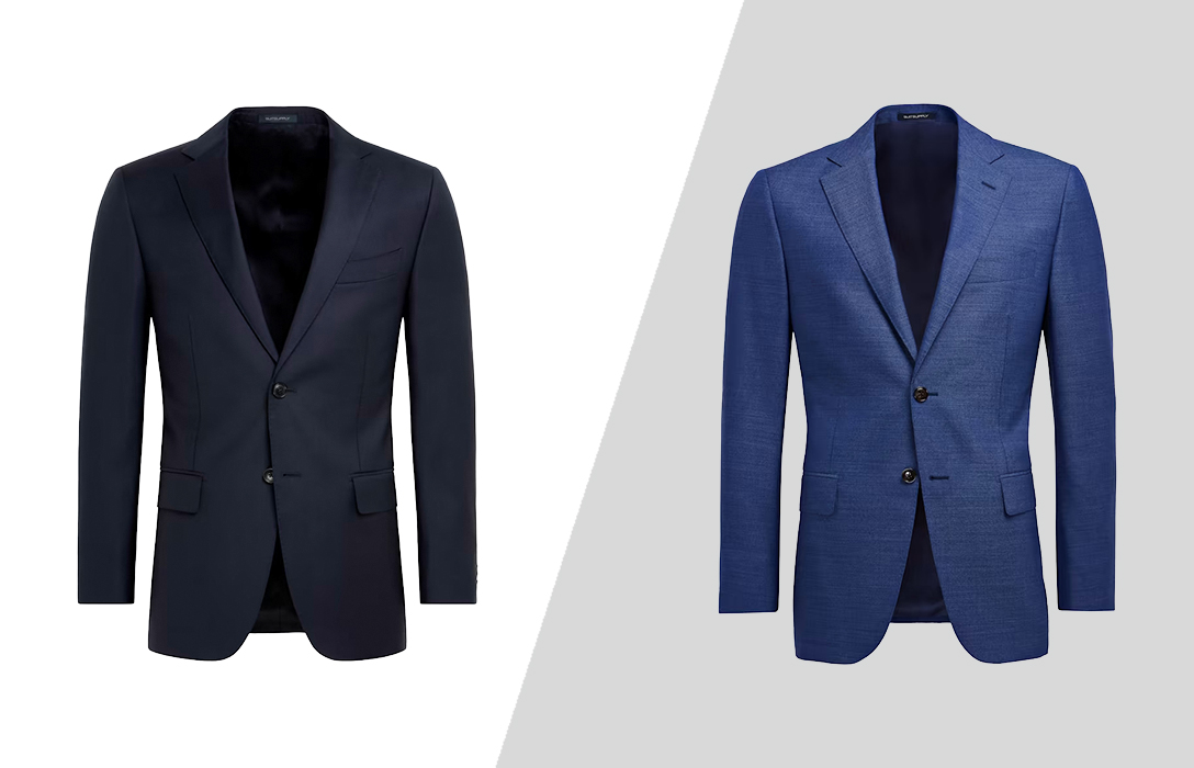navy vs. blue suit jacket colors