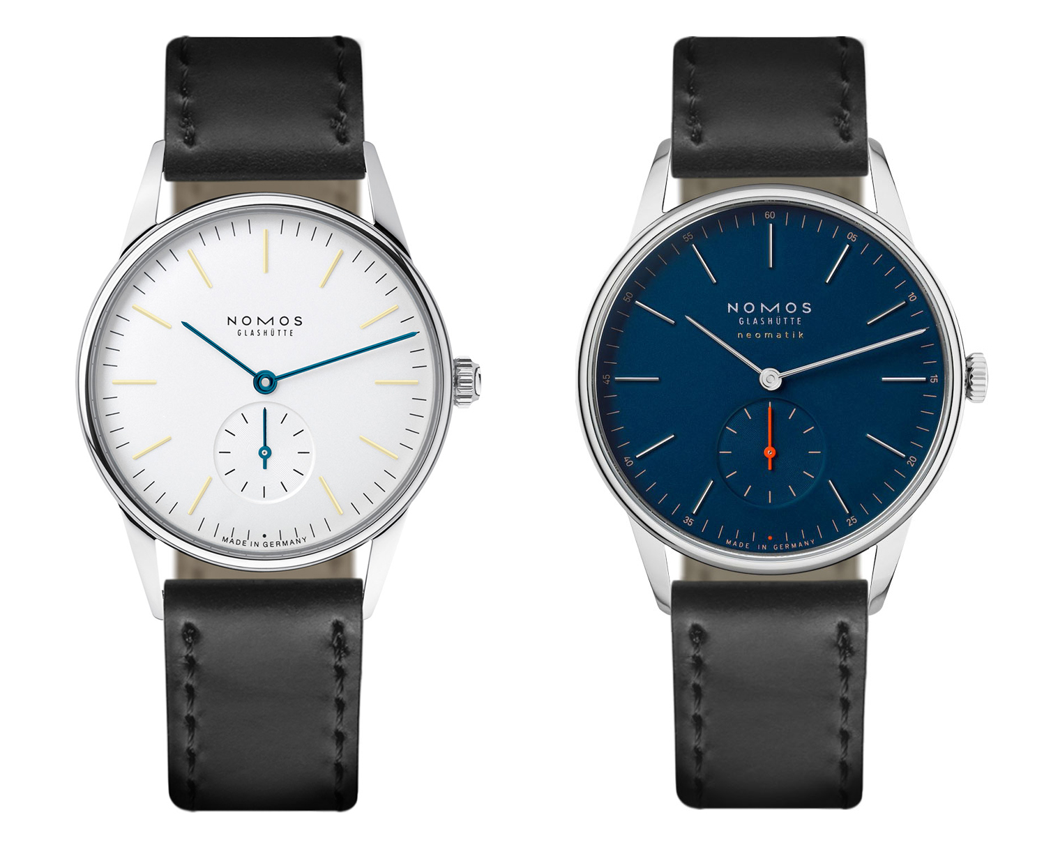 Nomos Orion stainless steel case watch