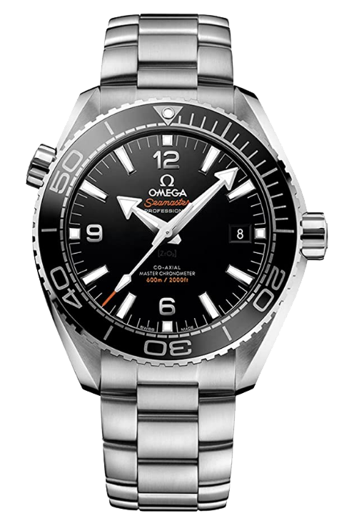 Omega Seamaster Planet Ocean diver with metal bracelet