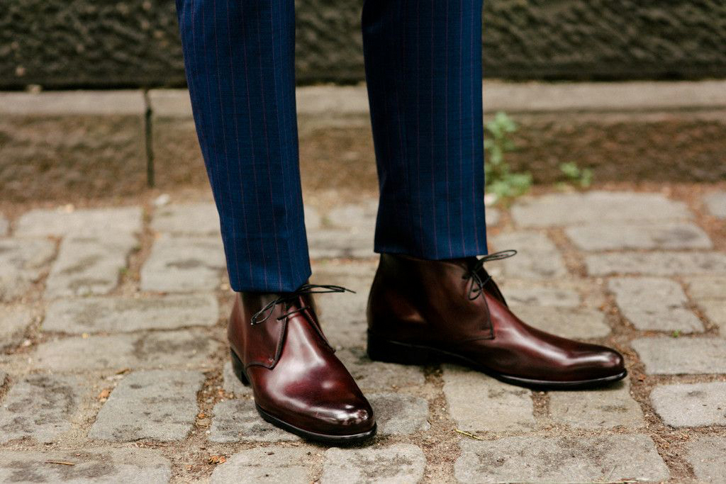 What Color Suit Pants to Wear with Burgundy Dress Shoes  Suits Expert