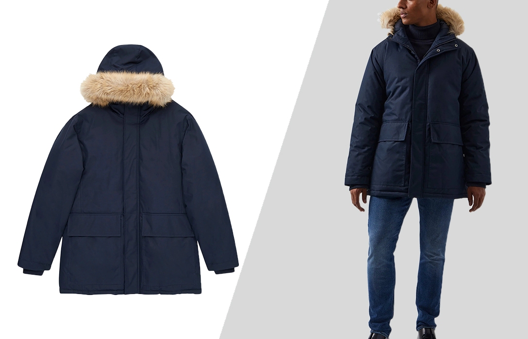 Parka coat style for men