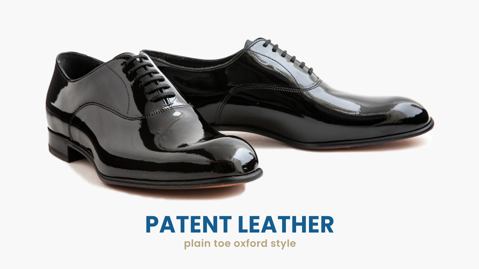 patent leather Oxford style