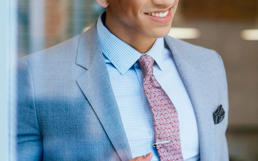perfect way to match and wear a shirt and tie