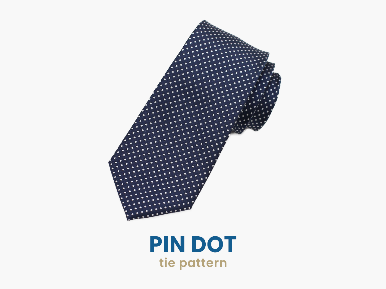 pin dots tie pattern