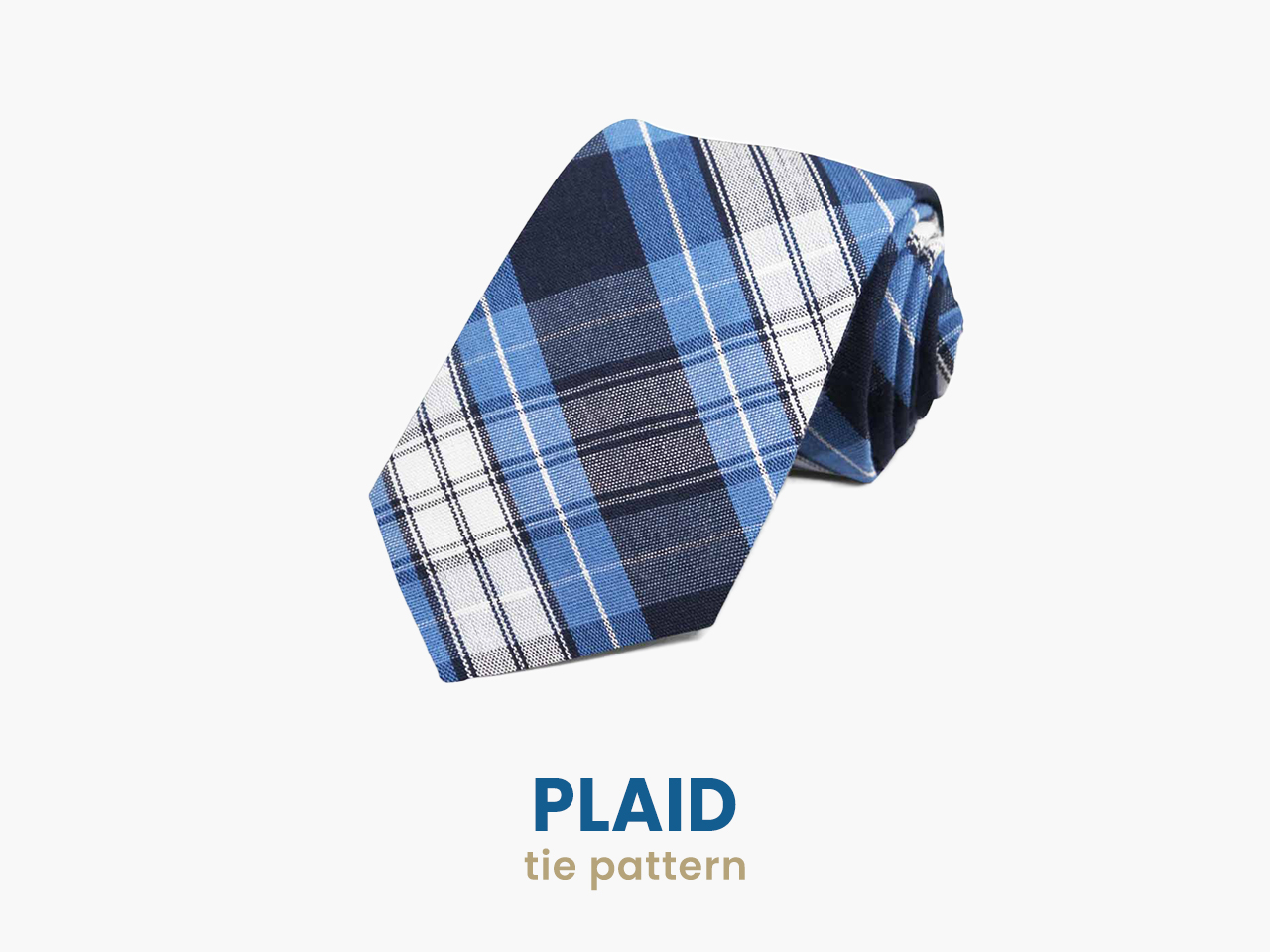 plaid tie pattern