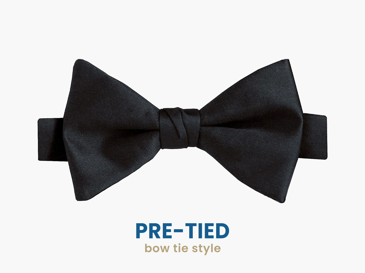 pre-tied bow tie
