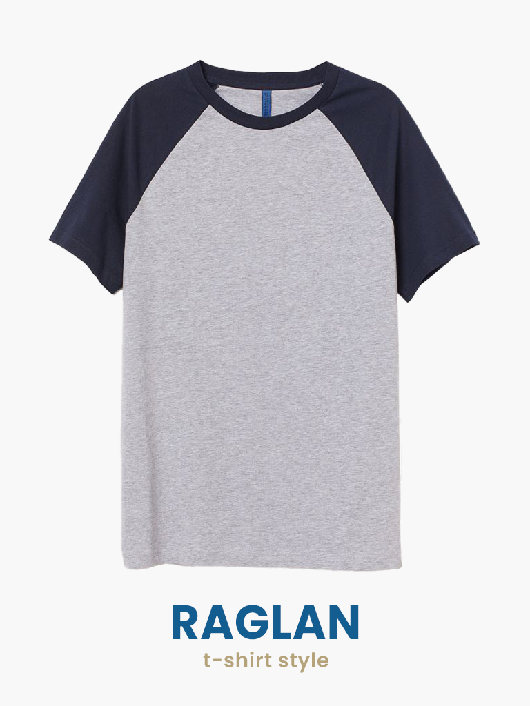 Raglan sleeve T-shirt