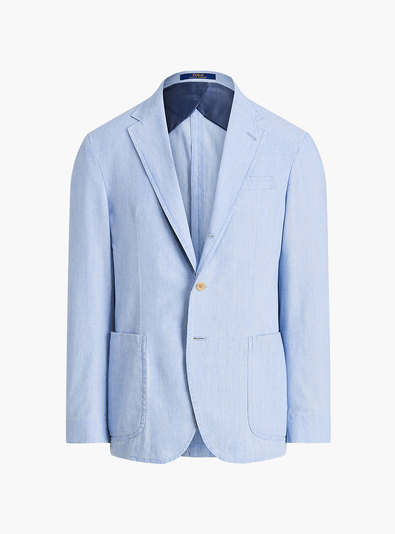 Ralph Lauren chambray light blue suit jacket