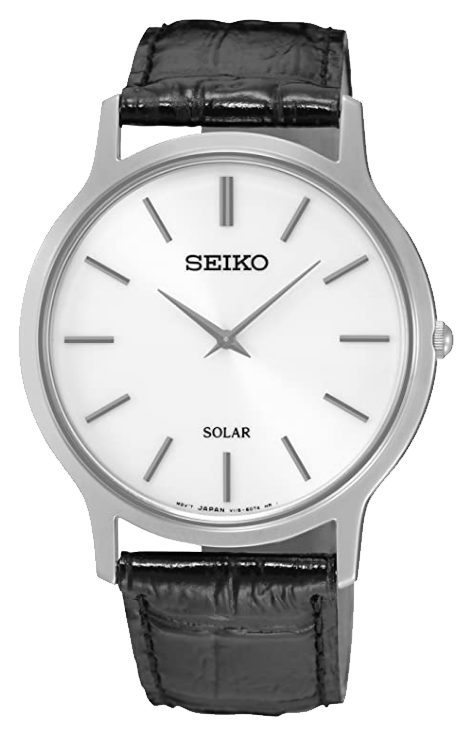 Seiko #sup873p1 solar herren acciaio dress watch