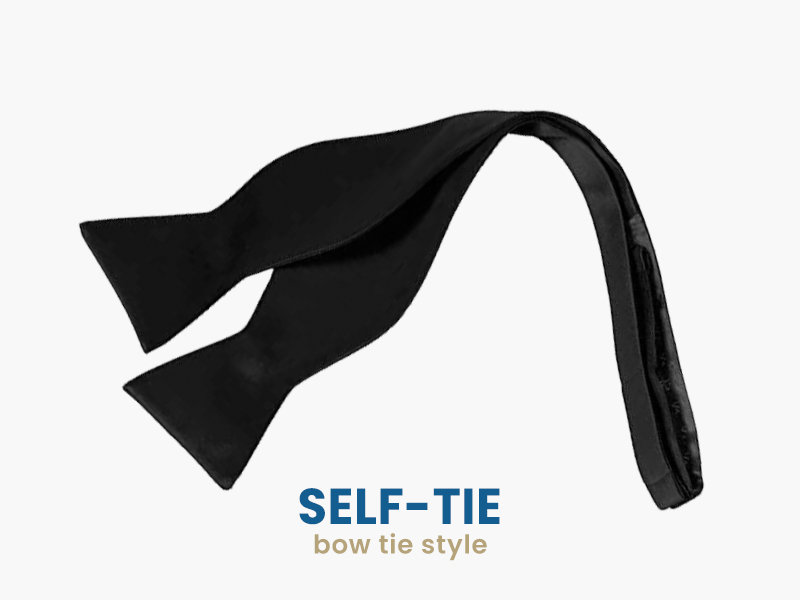 self-tied bow tie