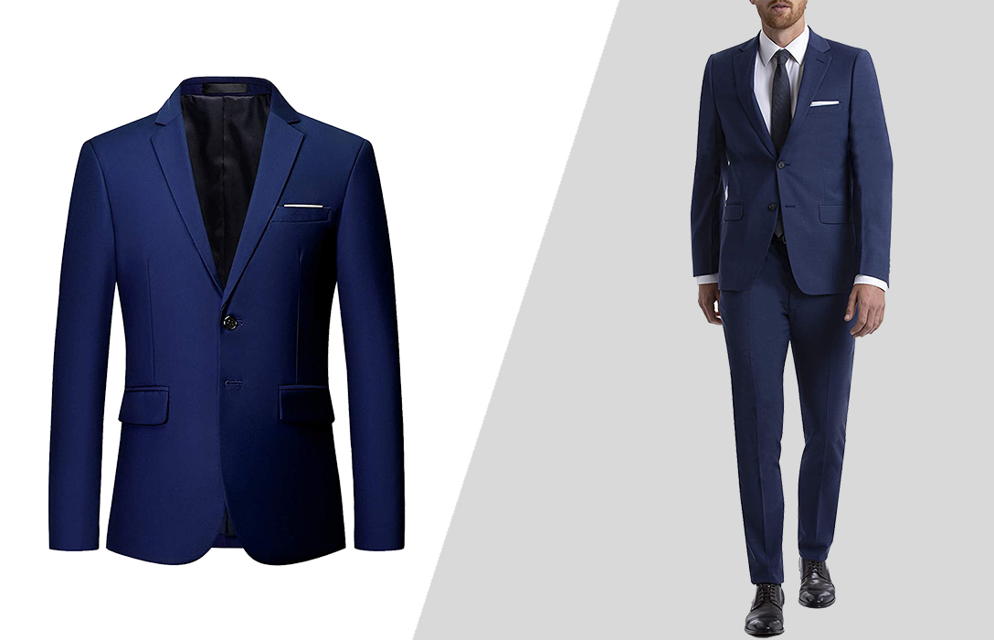 how to wear a single-breasted suit jacket style when standing