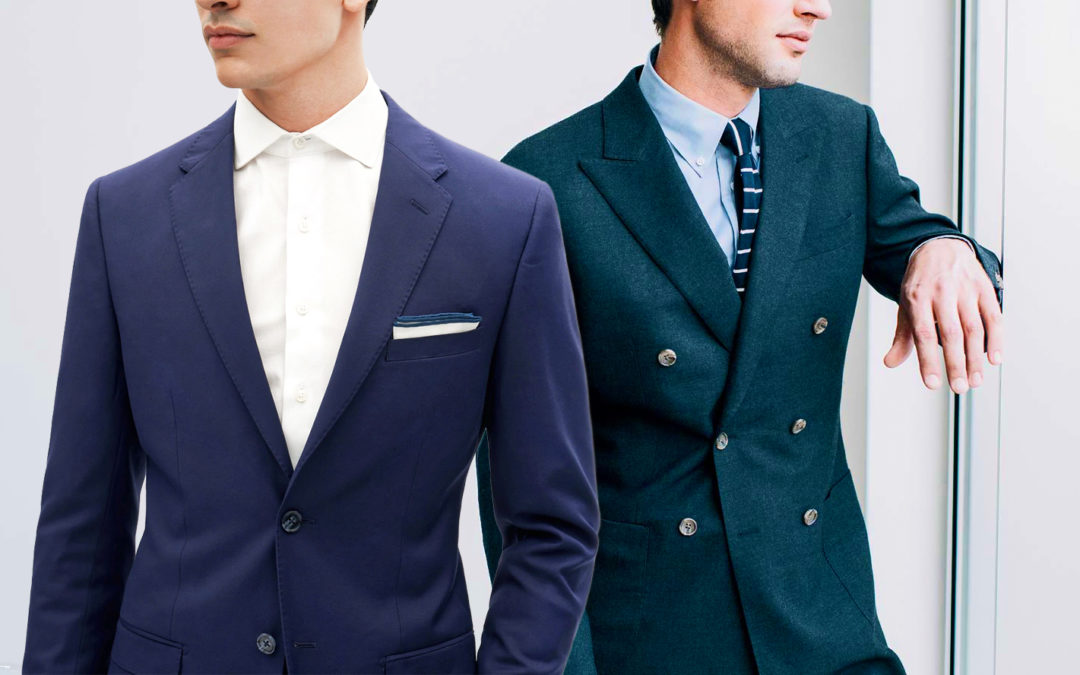 single-breasted vs. double-breasted suit jacket styles
