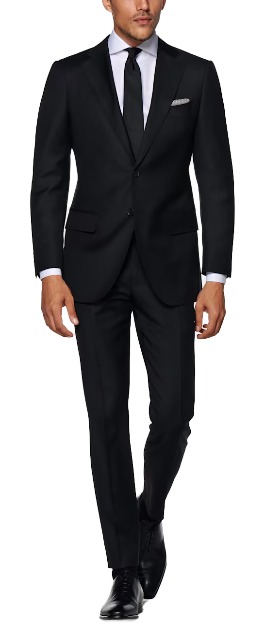 black man in suit