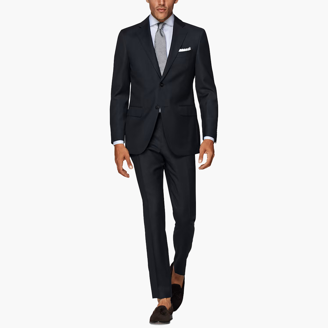 dark grey regular fit suit by Suitsupply