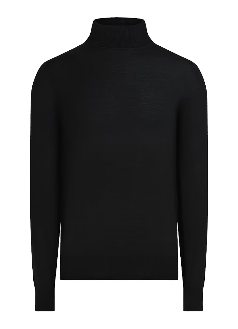 black turtleneck by Suitsupply