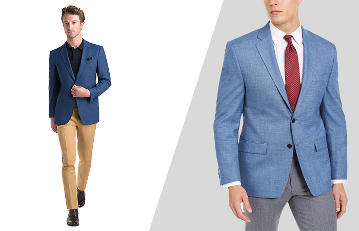 summer wedding attire separate suit jacket and pants 