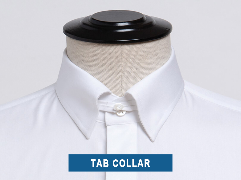 tab shirt collar type