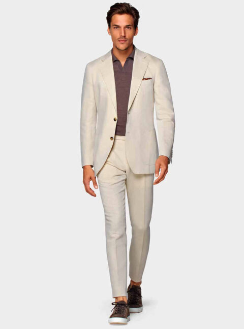 Tan Suit Color Combinations With Shirt and Tie - Suits Expert