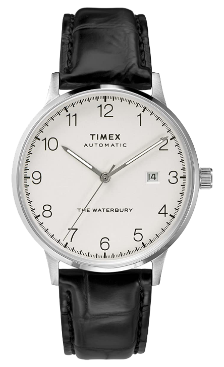 Timex #tw2t7 waterbury automatic dress watch