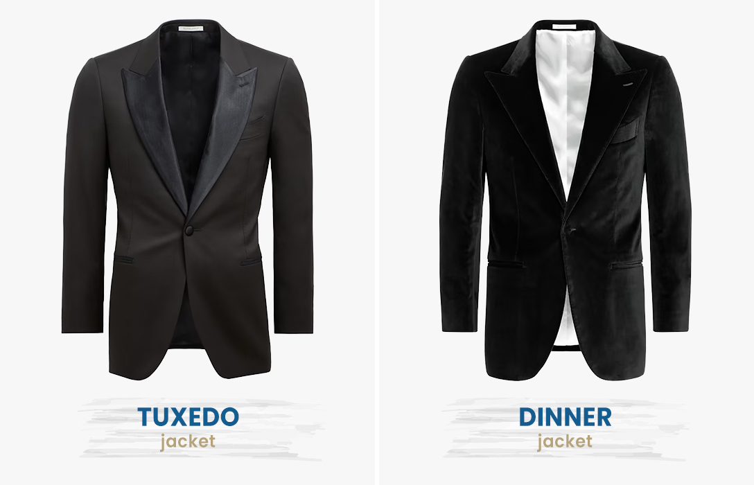 tuxedo jacket vs. dinner jacket